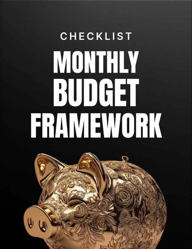 Monthly Budget Framework Checklist